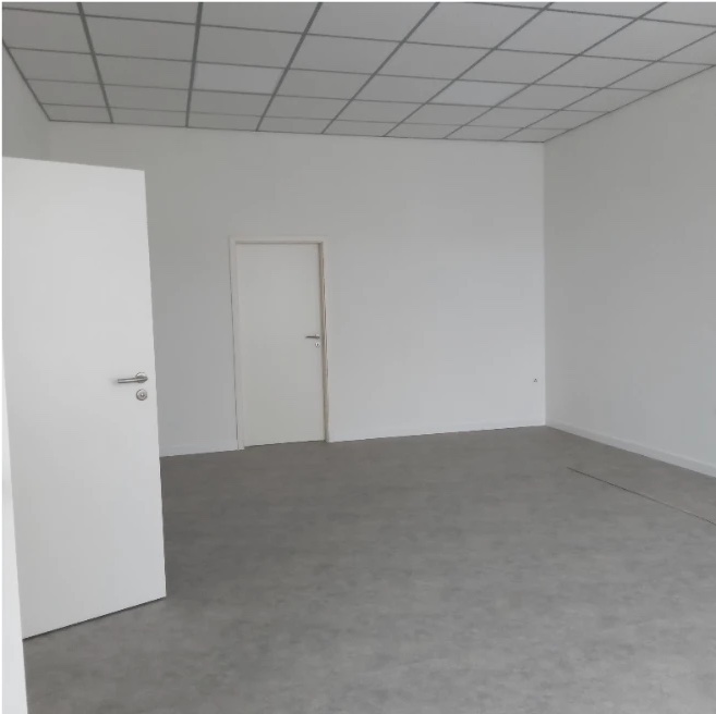 Büroraum in Ilsede nach der Renovierung – neue Decke und heller Raum